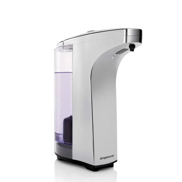 simplehuman sensor pump with soap sample, brushed nickel - 8 fl. oz.