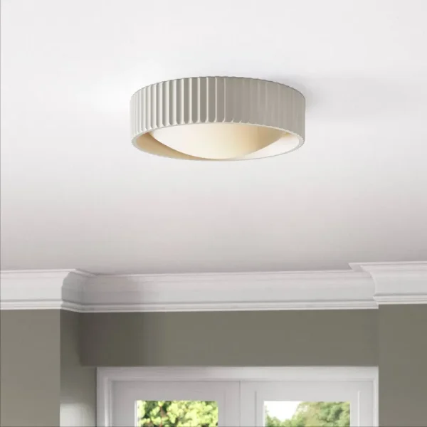 Calcott-Flush Mount Joss & Main Fixture Finish: Chaulk White