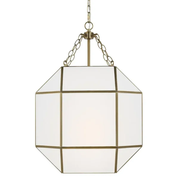 Visual Comfort Studio - 5279453-848 - Three Light Lantern - Morrison - Satin Brass