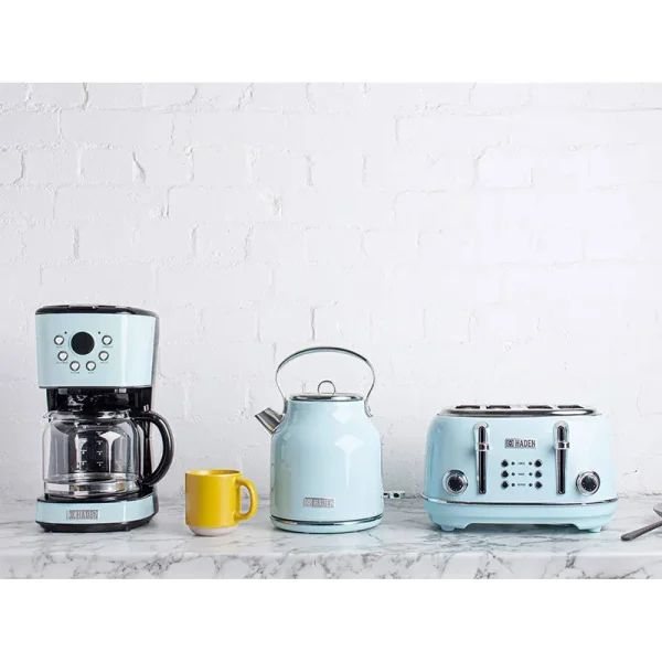 Haden Heritage Turquoise 12-Cup Programmable Coffee Maker