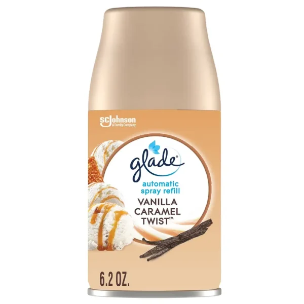 Glade Automatic Spray Air Freshener Refill - Vanilla Caramel Twist 6.2 oz