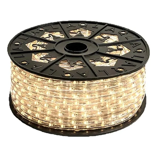 AQ Lighting Premium Plastic LED Rope Light Kit with Waterproof in Warm White