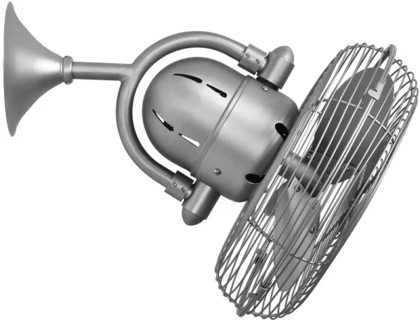 Matthews Fan Company-Kaye-Brushed Nickel Wall Fan-KC-BN