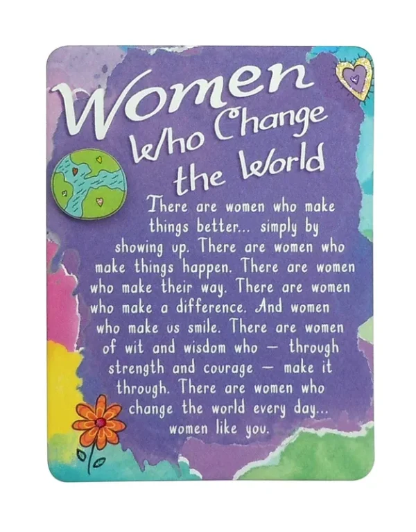 Blue Mountain Arts Women Who Change The World Miniature Easel Print with Magnet