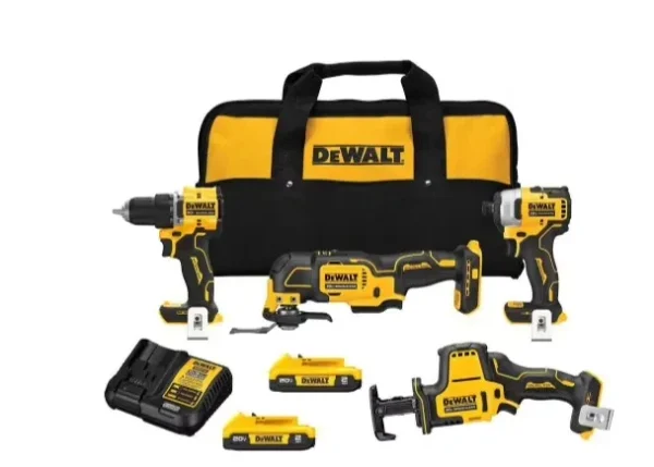 DEWALT 20V Max* XR 4 - Tool Combo Kit