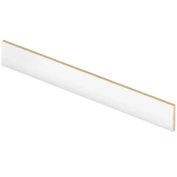 Cap A Tread White 47 in. Length x 1/2 in. Depth x 7-3/8 in. Height Laminate Riser