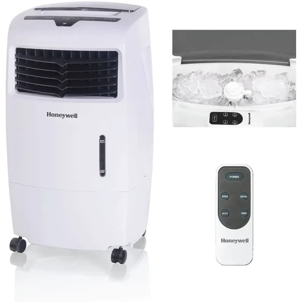 Honeywell - Portable Indoor Evaporative Air Cooler - White