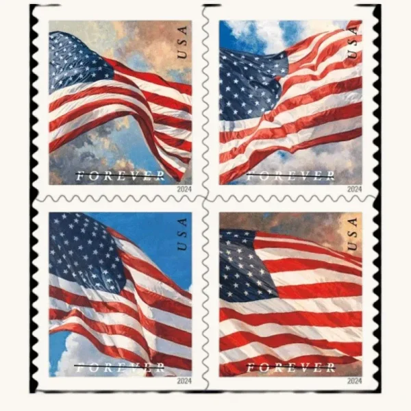 2024 US Flag First Class Mail-Forever Postage Stamps