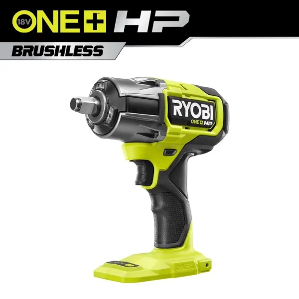 RYOBI ONE+ HP 18V Brushless Cordless 4 - Mode 1/2 In. Impact Wrench (Tool Only) (P262)