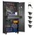 71''H-1Drawer-Black