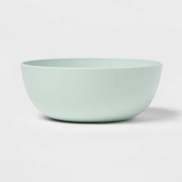 37oz Plastic Cereal Bowl Polypro Mint - Room Essentials