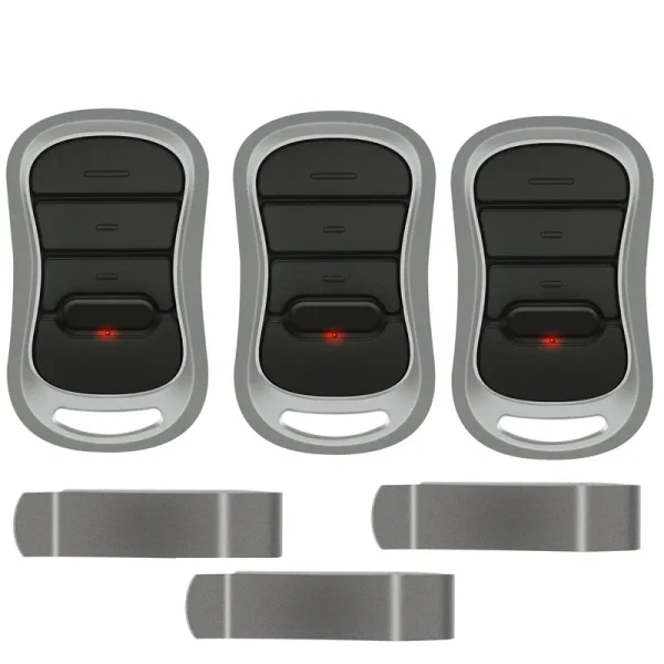 ASONPAO G3T-BX G3T-R G3T-A 315/390MHZ 3-Button Auto-Seek Dual Frequency Intellicode Remote for Genie Garage Door Openers(3Pack)