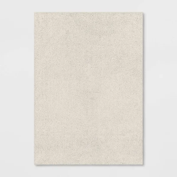 5'x7' Shag Rug Ivory - Room Essentials