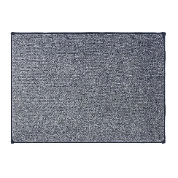 The Big One Memory Foam Rug Heathered - Blue Indigo - 17x24