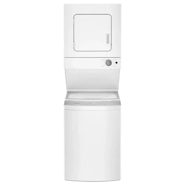 Whirlpool WET4024HW 24 in White Electric Washer/Dryer Stacked Laundry Center