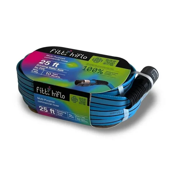 Fitt Hiflo 25 ft. L Medium Duty Commercial Grade Lightweight Garden Hose