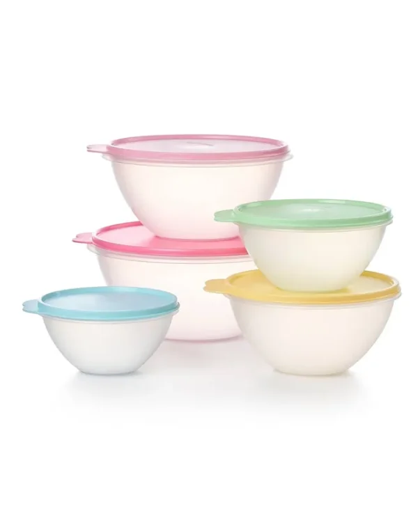 Tupperware Wonderlier 10 PC Vintage Container Set - Multi