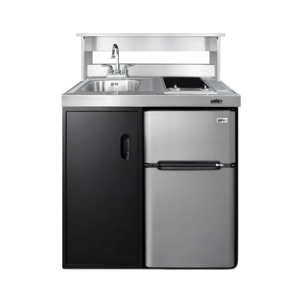 Summit APSS36 36 in. Kitchenette Shelf, Stainless Steel
