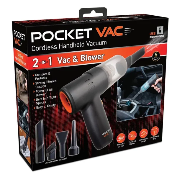 Pocket VAC Handheld Vacuum