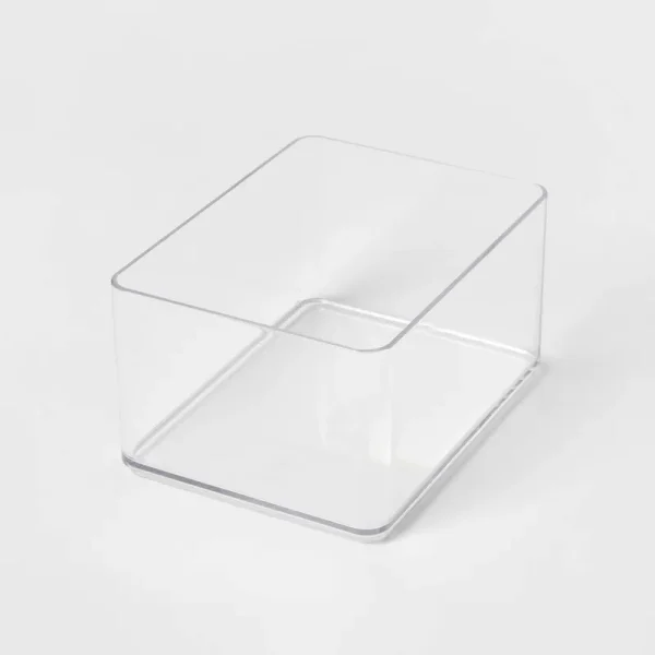 Brightroom Plastic Bathroom Tray - Clear - M (Medium)