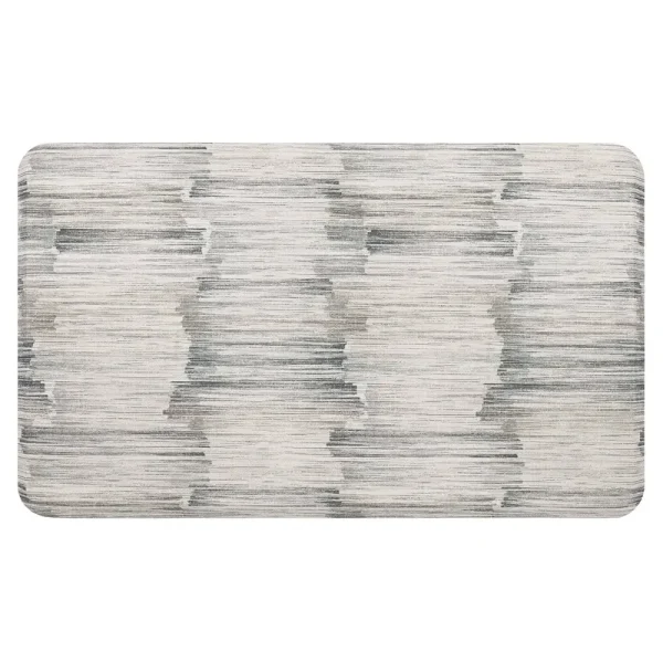 Mohawk Home Vogeo Stone 18 in. x 30 in. Kitchen Mat, Grey