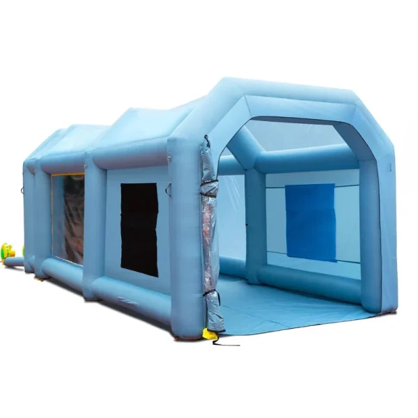 VEVOR 20x10x8ft Inflatable Paint Booth, Inflatable Spray Booth, High Powerful 480w+750w Blowers Spray Booth Tent, Car Paint Tent Air Filter System