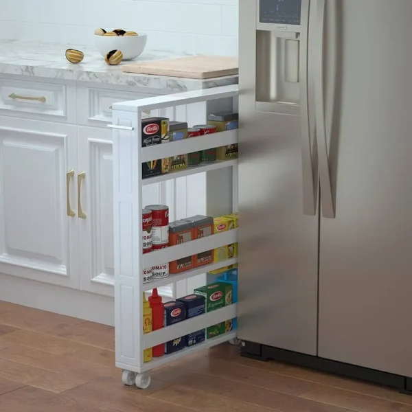 Ihlen Pull Out Pantry Latitude Run Finish: White