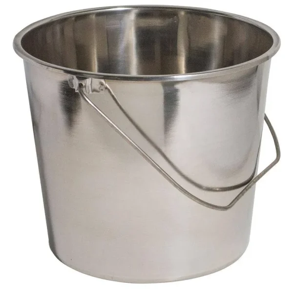 Amerihome Extra Large Stainless Steel Bucket Set (3-Pack)