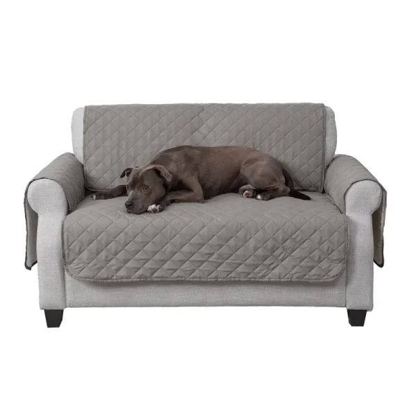 FurHaven Pet Reversible Furniture Protector - Loveseat, Gray/Mist