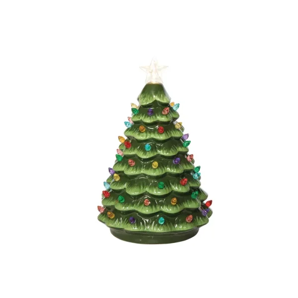 C&F Home Large Christmas Tree Nightlight - Green