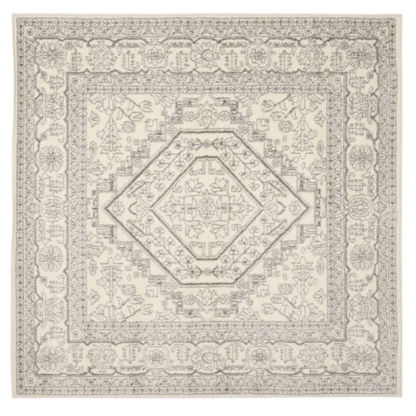 Safavieh Adirondack Xavier Traditional Area Rug or Runner, Square, Ivory/Silver