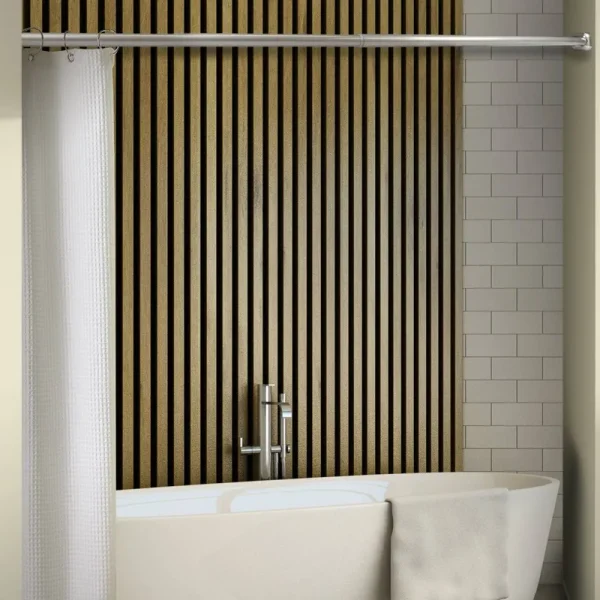 Rod Desyne 1 inch Shower Curtain Rod 41 inch-72 inch - Satin Nickel