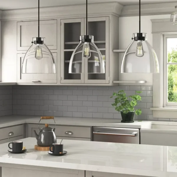 Williston Forge Chickasaw 3-Light Kitchen Island Pendant