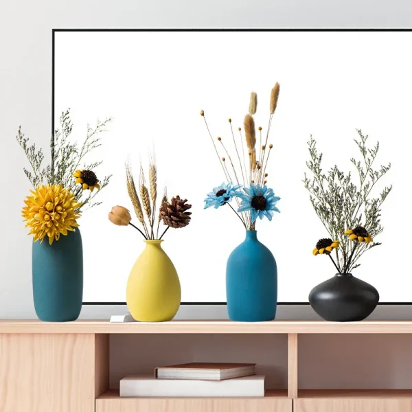 Creative Ceramic Vases For Living Room Decoration Accessories