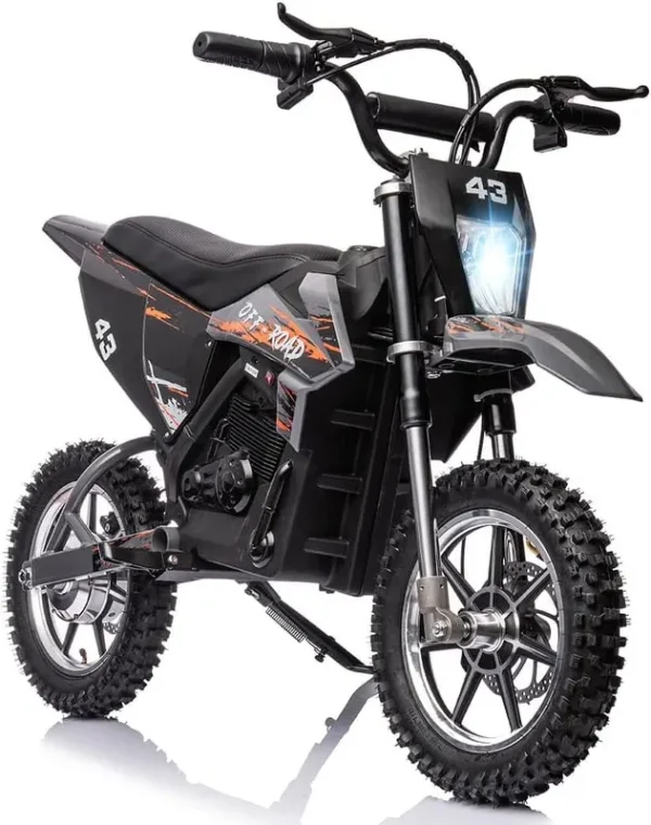Nasitip Electric 350W Dirt Bike for Kids 8 - 16 Year - Black