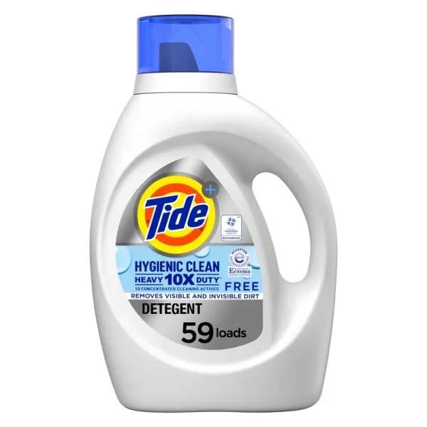 Tide Hygienic Clean Heavy Duty 10x Free Liquid Laundry Detergent