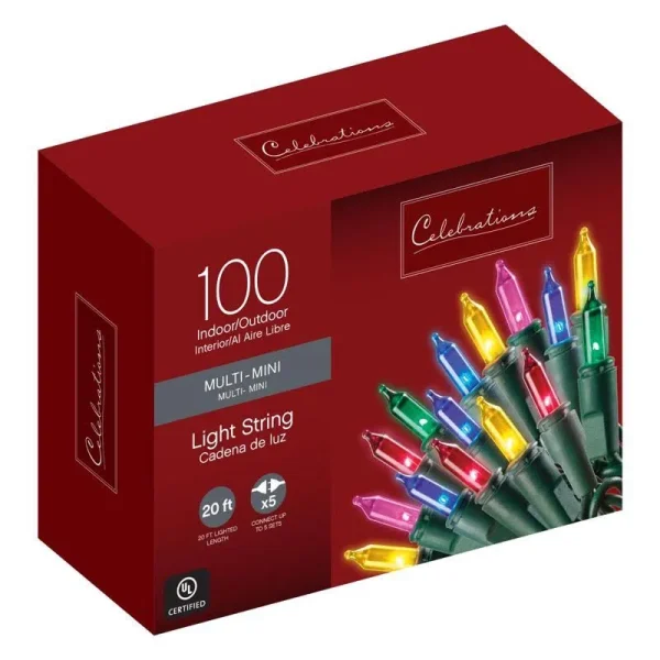 Celebrations Indoor/Outdoor Mini Lights - 100 count