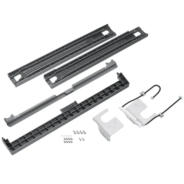 Samsung - Bespoke Stacking and MultiControl Combo Kit - Silver Steel