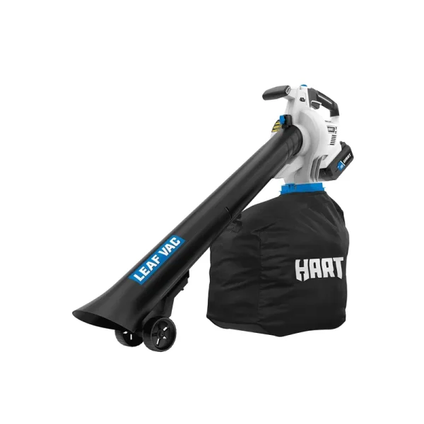 Hart 40-Volt Cordless Leaf Vacuum Kit, (1) 4.0Ah Lithium-Ion Battery