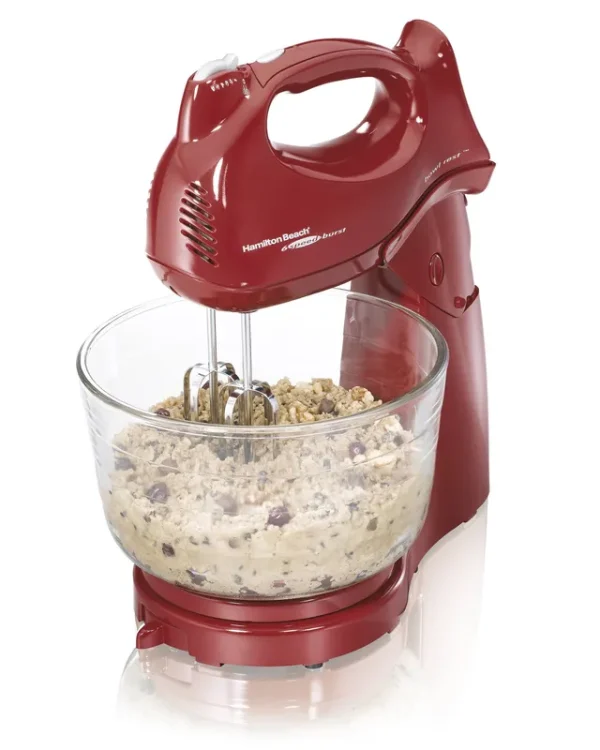 Hamilton Beach Power Deluxe 6469 Stand Mixer - red