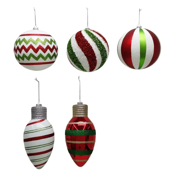 Assorted Jumbo Peppermint Shatterproof Ornament by Ashland 1pc. | Michaels