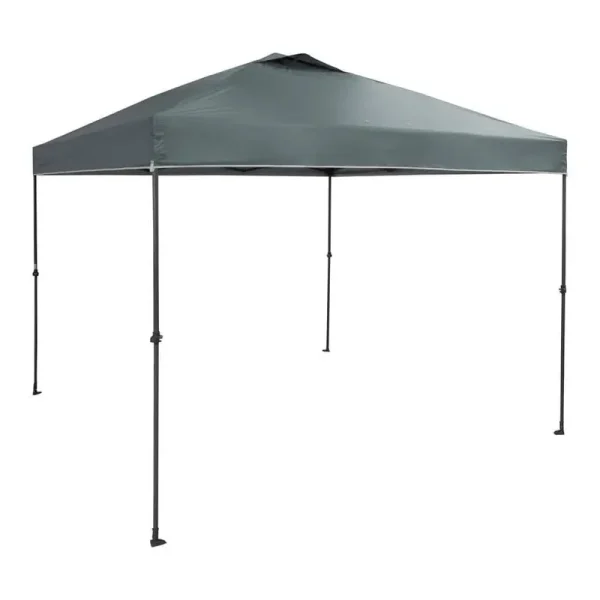 10 ft. x 10 ft. Grey Instant Canopy Pop Up Tent