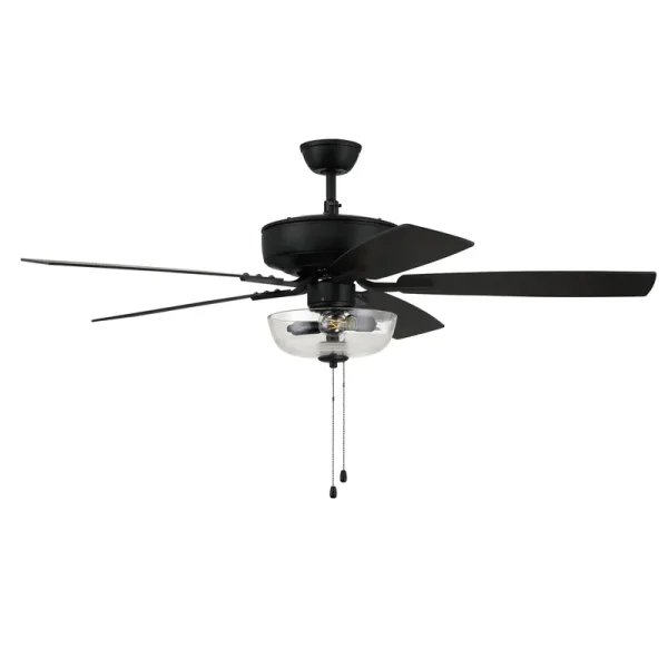 Craftmade 52" Pro Plus 101 Indoor Ceiling Fan Flat Black