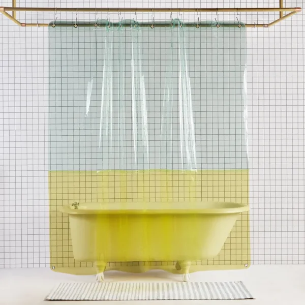 Quiet Town The Orient Sun Shower Curtain Pool