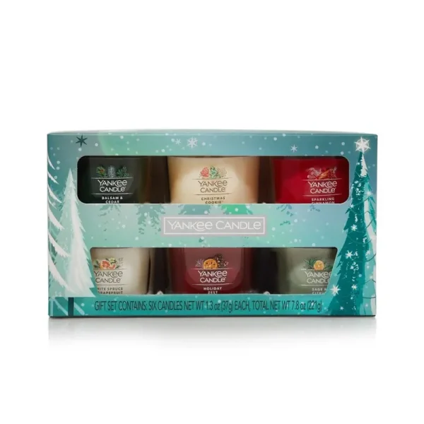 Yankee Candle Holiday Mini Candle 6-Pack Gift Set