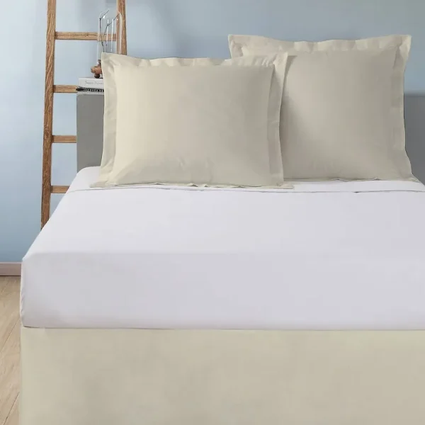 Microfiber Tailored 14" Bed Skirt Size: Twin, Color: Ivory