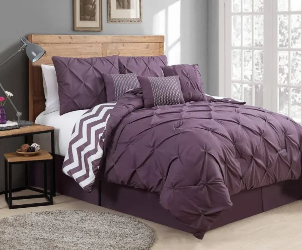 Avondale Manor Venice Comforter Set - Purple - Twin