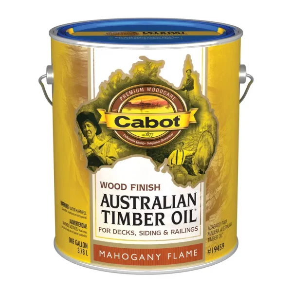 Cabot Mahogany Flame Australian Timber Oil Wood Finish - 1 Gal