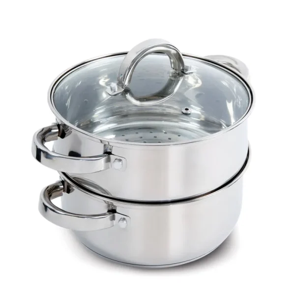 Oster Hali Stainless Steel Steamer Set with Lid