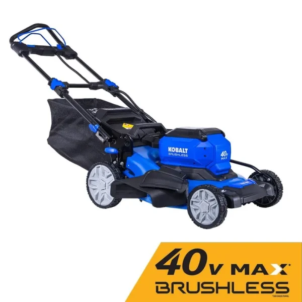 Kobalt Gen4 40-Volt Brushless 20-in Self-Propelled Cordless Electric Lawn Mower 6 Ah (Battery & Charger Included) KSPM 1040A-03